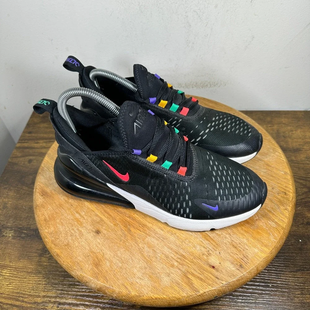 Nike Air Max 270 Game Change Black Multi Shoes Size 8.5 CJ6960-001